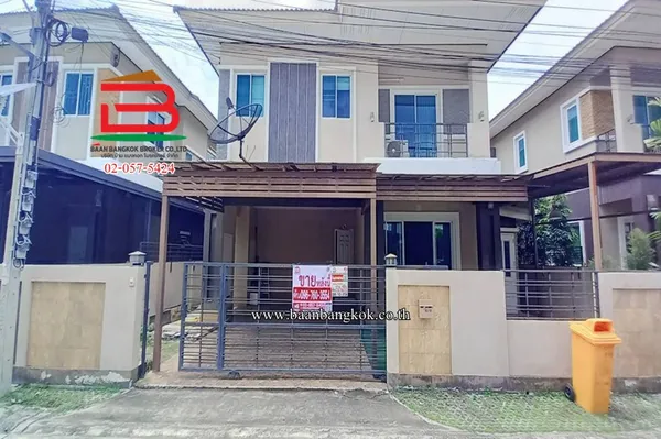 บ้านเดี่ยว นิชชารมณ์ เนื้อที่ 50.6 ตรว. ซอยท่าอิฐ หมู่ที่ 5 (ใกล้ตลาดท่าอิฐ) ตำบลท่าอิฐ อำเภอปากเกร็ด จังหวัดนนทบุรี
