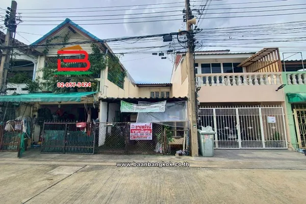 ทาวน์เฮาส์ 2 ชั้น เนื้อที่ 16.4 ตร.ว. หมู่บ้าน เคหะบางบัว ซอยวิภาวดี 60, ซอยพหลโยธิน 49/1 แยก 3 แขวงตลาดบางเขน เขตบางเขน
