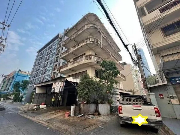 ขายอาคาร 6 ชั้น 608 ตร.ม. แปลงมุม ซอยกรุงธนบุรี 5 ใกล้ CBD ICONSIAM