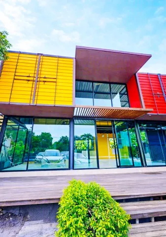 หมู่บ้านเศรษฐกิจ ให้เช่าโกดัง 2ชั้น 220ตร.วา. 450ตร.ม. 2นอน 2น้ำ รร.กสิณธรวิทยา 1.2 กม. ไฟฟ้า 3 เฟส ถนนทวีวัฒนา พุทธมณฑล