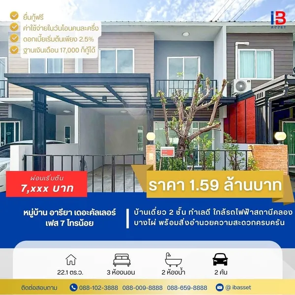 บ้านสวย ราคาล้านต้น! พร้อมอยู่ ทำเลดี ใกล้เซ็นทรัล เวสต์เกต