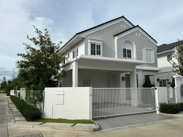 ให้เช่าบ้านเดี่ยว 2 ชั้นแปลงมุม 62.2 ตร.วา 3 ห้องนอน โครงการชัยพฤกษ์ บางนา กม.15 บ้านใหม่พร้อมเข้าอยู่ ใกล้ Central Vill