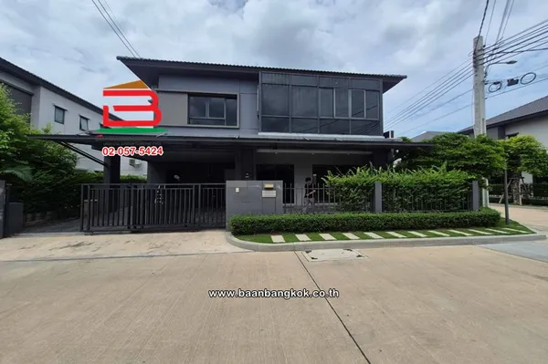 บ้านเดี่ยว 2 ชั้น เนื้อที่ 51.8 ตร.ว. เวนิว ไอดี พระราม 5 : Venue ID Rama 5 (ซอยถนนโยธาธิการ 2001) ถนนนครอินทร์ ตำบลบางไผ่ อำเภอเมือง นนทบุรี