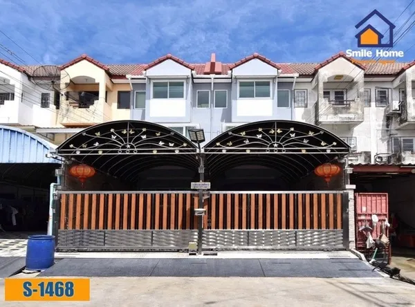 ขายทาวน์โฮม3ชั้น หมู่บ้านสุขเจริญ บางเสาธง ซอยไทยประกัน สมุทรปราการ
