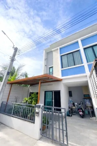 260909hskynog ให้เช่า ทาวน์เฮ้าส์ วงแหวน-รามอินทรา ถ.คู้บอน ทาวน์โฮม 2 ชั้นให้เช่า 4 นอน 2 น้ำ ใกล้ตลาดน้ำพระยาสุเรนทร์