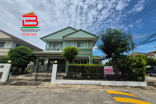 บ้านเดี่ยว หมู่บ้าน พฤกษ์ลดา ติวานนท์-ราชพฤกษ์ เนื้อที่ 63.4 ตรว. ใกล้ตลาด ส.รุ่งเรือง ถนนทางหลวงแผ่นดินหมายเลข 345 ตำบลบางตะไนย์ อำเภอปากเกร็ด จังหวัดนนทบุรี