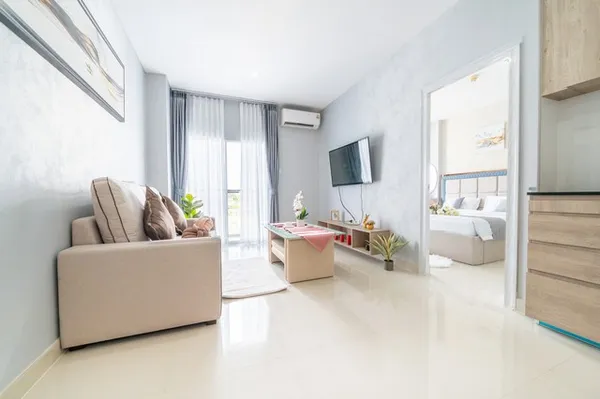 ขายคอนโด CC Condominium 2 พัทยา ห้องใหญ่ 34.85 ตร.ม. | 1 ห้องนอน | เฟอร์ครบ