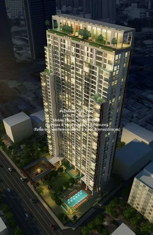DSL-698 ให้เช่า คอนโด THE ADDRESS SATHORN ดิ แอดเดรส สาทร 40000 บาทต่อเดือน 47 ตารางเมตร ชั้นที่ 13 ใกล้กับ BTS ช่องนนทร