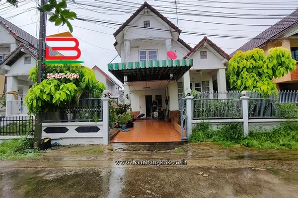 บ้านเดี่ยว หมู่บ้าน ประภาวรรณโฮม 1 (ซอยสุวินทวงศ์ 28) เนื้อที่ 50 ตรว. ถนนสุวินทวงศ์ แขวงแสนแสบ เขตมีนบุรี