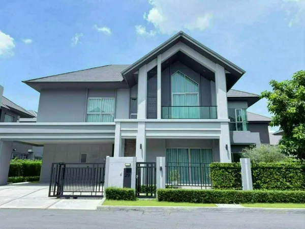 MHR273 บ้านใหม่เฟอร์ครบพร้อมอยู่! ปล่อยเช่าบ้านเดี่ยวหรู ถนนหอการค้าไทย 4 นอน 5 น้ำ มีห้องแม่บ้าน ใกล้ SISB, DBS และเซ็นทรัลแจ้งวัฒนะ