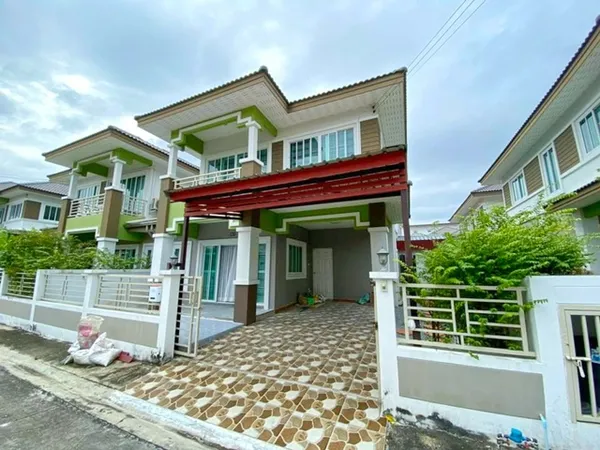 ตลาดสดนิคมบางปู บางปูนคร-พุฒสี โลตัส แพรกษา 800 ม. 3 แอร์ ใหญ่มากให้เช่าบ้าน2 ชั้นพร้อมสวน และสนามหญ้า 42ตร.วา.น่าอยู่ 3