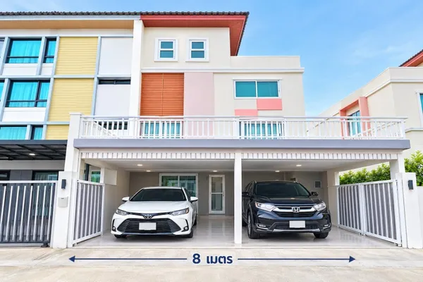 3ปีมีครั้ง นาคนิวาส 14–22 ให้เช่าทาวน์โฮม 4 ชั้น 2 คูหา กว้าง 8ม. 4นอน ใกล้ เซ็นทรัลอีสต์วิลล์ 400 ม. 28ตร.ว. 450ตร.ม. ถ