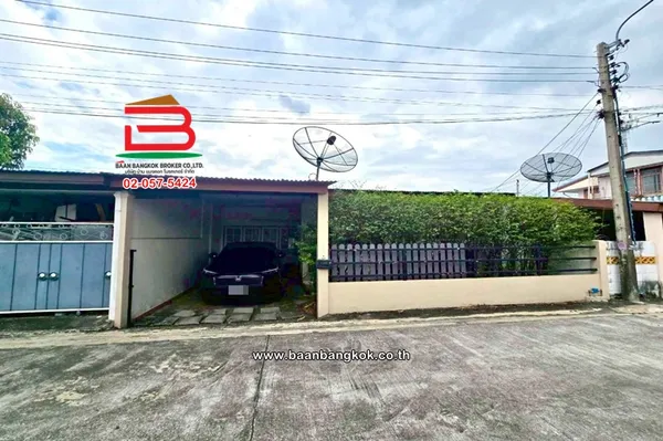 บ้านเดี่ยว เนื้อที่ 39.5 ตร.ว. หมู่บ้านเทพทิพย์นิเวศน์ ซอยสายไหม 10 ถนนพหลโยธิน แขวงสายไหม เขตสายไหม