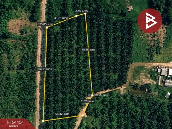 ขายที่ดิน เนื้อที่ 4 ไร่ 3 งาน 64 ตร.วา ตะกั่วทุ่ง พังงา