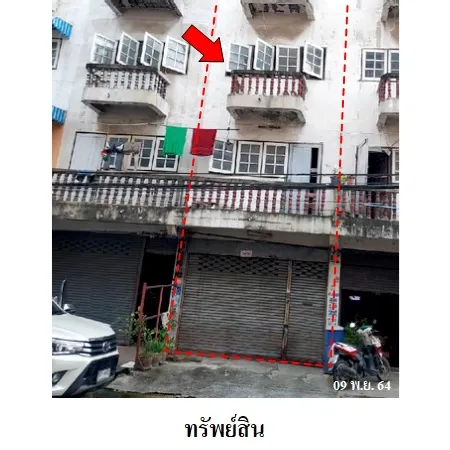 ทรัพย์ บสส. รหัส 3A1099 อาคารพาณิชย์  ปทุมธานี 1616000