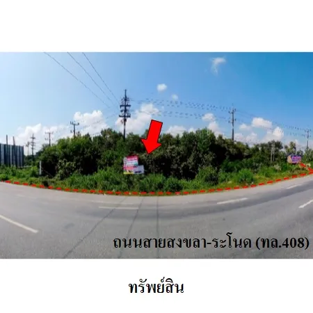 ทรัพย์ บสส. รหัส 8Z3957 ที่ดินเปล่า  สงขลา 5318000