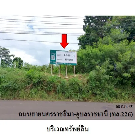 ทรัพย์ บสส. รหัส 8Z4618 ที่ดินเปล่า  บุรีรัมย์ 4504000