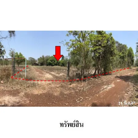 ทรัพย์ บสส. รหัส HL0386 ที่ดินเปล่า  สกลนคร 1543000