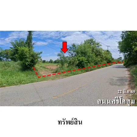 ทรัพย์ บสส. รหัส LL0121 ที่ดินเปล่า มหาสารคาม 5365000
