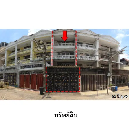 ทรัพย์ บสส. รหัส STR008 อาคารพาณิชย์ กรุงเทพมหานคร 16540000