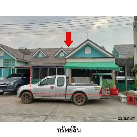 ทรัพย์ บสส. รหัส TL0761 บ้านแฝด  ระยอง 1744000