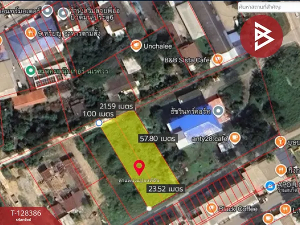 ขายที่ดิน เนื้อที่ 3 งาน 53.6 ตร.วา ท่าโพธิ์ พิษณุโลก