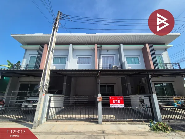 ขายทาวน์เฮ้าส์ หมู่บ้านการ์เด้นวิลล์ (Garden Ville) สำนักบก ชลบุรี พร้อมอยู่