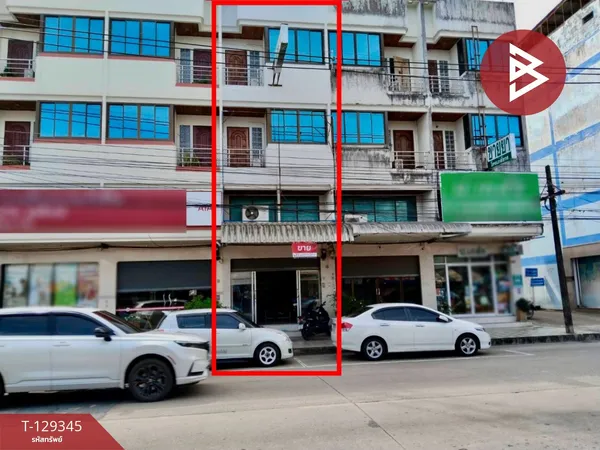 ขายอาคารพาณิชย์ 4 ชั้น เนื้อที่ 24.5 ตารางวา ต.ท่าตะเภา ชุมพร ทำเลดี