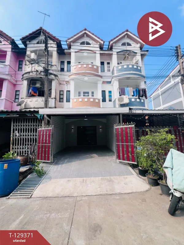 ขายทาวน์เฮ้าส์ หมู่บ้านเบญจศิริ เพชรเกษม 91 กระทุ่มแบน สมุทรสาคร