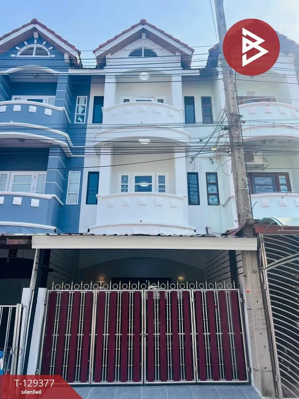 ขายทาวน์เฮ้าส์ หมู่บ้านเบญจศิริ เพชรเกษม 91 กระทุ่มแบน สมุทรสาคร