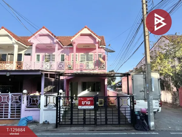 ขายทาวน์เฮ้าส์หลังริม หมู่บ้านแสง​ปัญญา​ แพรก​ษา สมุทรปราการ ทำเลค้าขาย