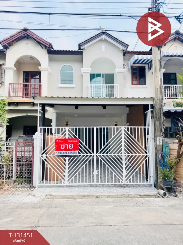 ขายทาวน์เฮ้าส์ 2 ชั้น เนื้อที่ 16 ตร.วา ดอนเมือง กรุงเทพมหานคร พร้อมอยู่ฯ