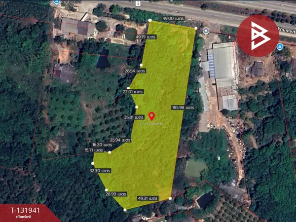 ขายที่ดิน เนื้อที่ 7 ไร่ 48.5 ตร.วา ท่าช้าง จันทบุรี