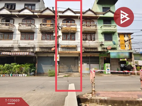 ขายอาคารพาณิชย์ 3 ชั้น เนื้อที่ 30.8 ตร.วา กระทุ่มแบน สมุทรสาคร