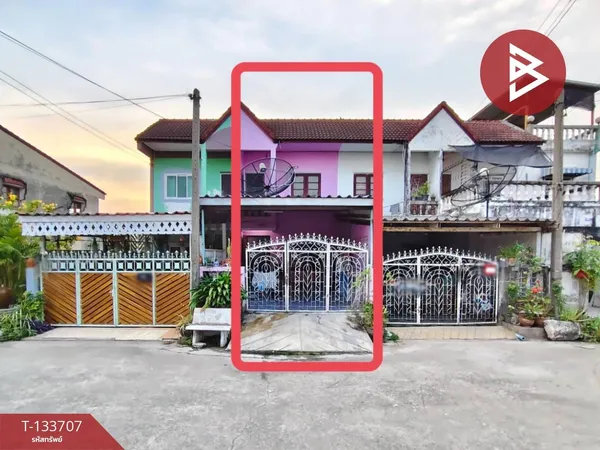 ขายด่วนทาวน์เฮ้าส์ 2 ชั้น เนื้อที่ 20.4 ตารางวา ท่าทราย สมุทรสาคร ทำเลดี