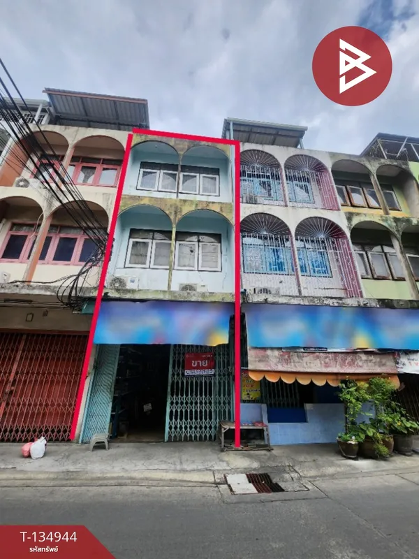 ขายอาคารพาณิชย์ 3 ชั้น เนื้อที่ 19 ตร.วา ยานนาวา กรุงเทพมหานคร