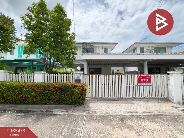 ขายบ้านแฝด โครงการบ้านสวนฟ้าใส ห้วยกะปิ ชลบุรี พร้อมเข้าอยู่