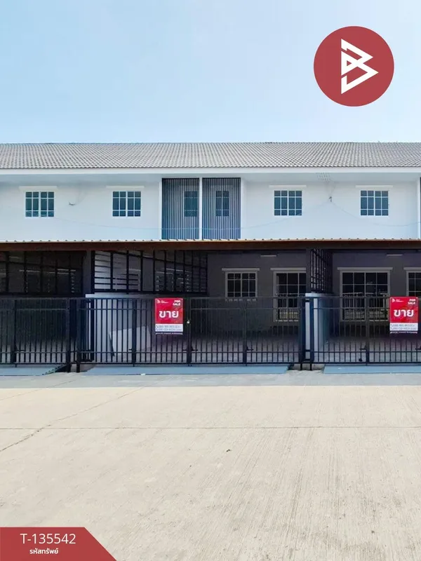 ขายทาวน์เฮ้าส์ 2 ชั้น มี 3 หลังสร้างใหม่ ต.ลาดใหญ่ สมุทรสงคราม