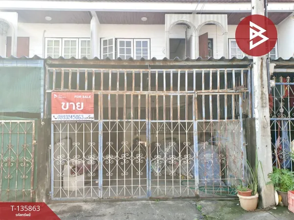 ขายทาวน์เฮ้าส์ 2 ชั้น เนื้อที่ 18.4 ตร.วา วัดไทร นครสวรรค์