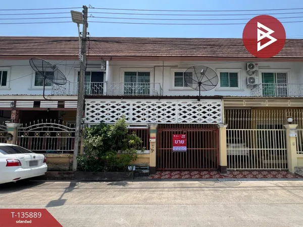 ขายทาวน์เฮ้าส์ 2 ชั้น 2 ชั้น เนื้อที่ 26.8 ตารางวา กระทุ่มแบน สมุทรสาคร ใกล้เทศบาลกระทุ่มแบน