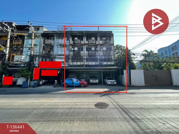 ขายด่วนอาคารพาณิชย์ 3 คูหา เนื้อที่ 57.1 ตร.วา สมุทรปราการ หลังอิมพีเรียลเวิลด์สำโรง