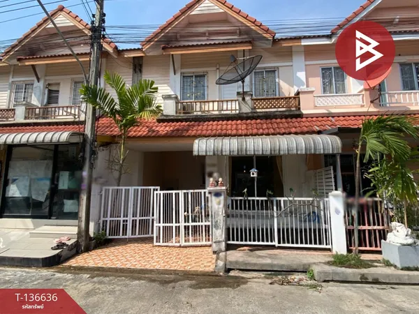 ขายทาวน์เฮ้าส์ หมู่บ้านกานดา บ้านริมคลอง พันท้ายนรสิงห์ สมุทรสาคร