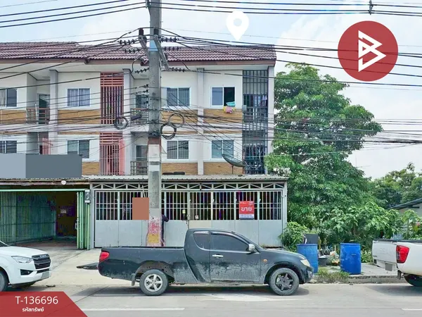 ขายอาคารพาณิชย์ 3 ชั้น สี่แยกหนองปรือ บ้านบึง ชลบุรี ทำเลค้าขาย