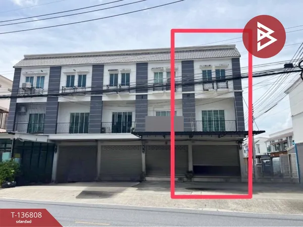 ขายอาคารพาณิชย์ 3 ชั้น เนื้อที่ 24.7 ตร.วา บางเมือง สมุทรปราการ