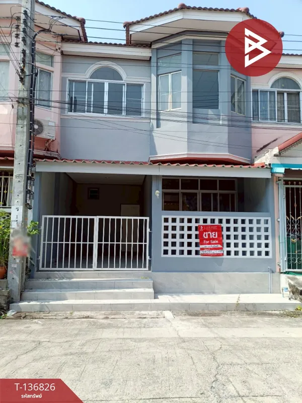 ขายทาวน์เฮ้าส์ หมู่บ้านพีเคการ์เด้นท์ ประชาอุทิศ90 พระสมุทรเจดีย์ สมุทรปราการ