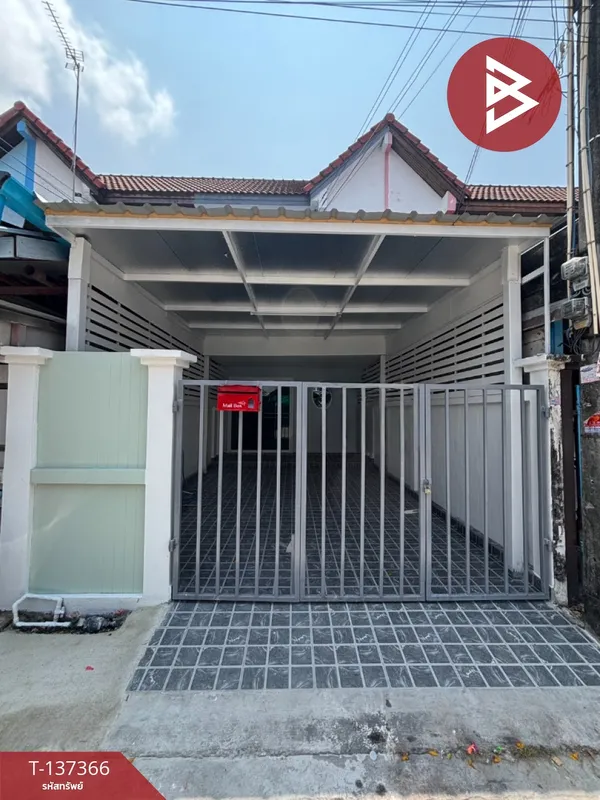 ขายทาวน์เฮ้าส์ 2 ชั้น หมู่บ้านบูรพาซิตี้ บางวัว ฉะเชิงเทรา