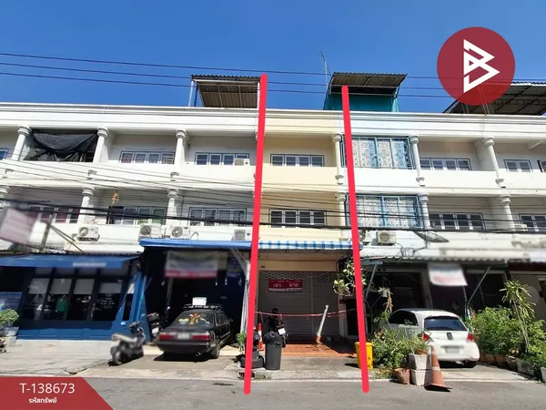 ขาย/เช่าอาคารพาณิชย์ 3 ชั้นครึ่ง เนื้อที่ 18 ตร.วา บางใหญ่ นนทบุรี