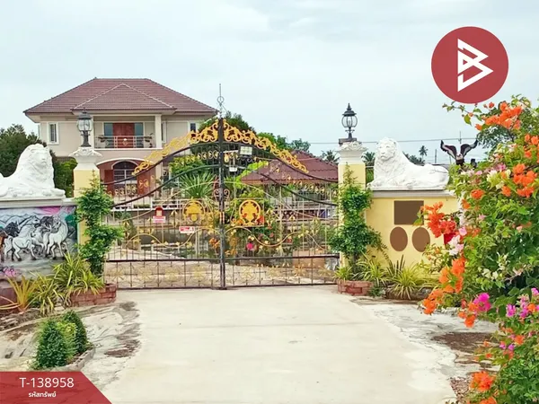 ขายบ้านเดี่ยวพร้อมที่ดิน เนื้อที่ 3 ไร่ 1 งาน 42.8 ตร.วา บ้านโป่ง ราชบุรี