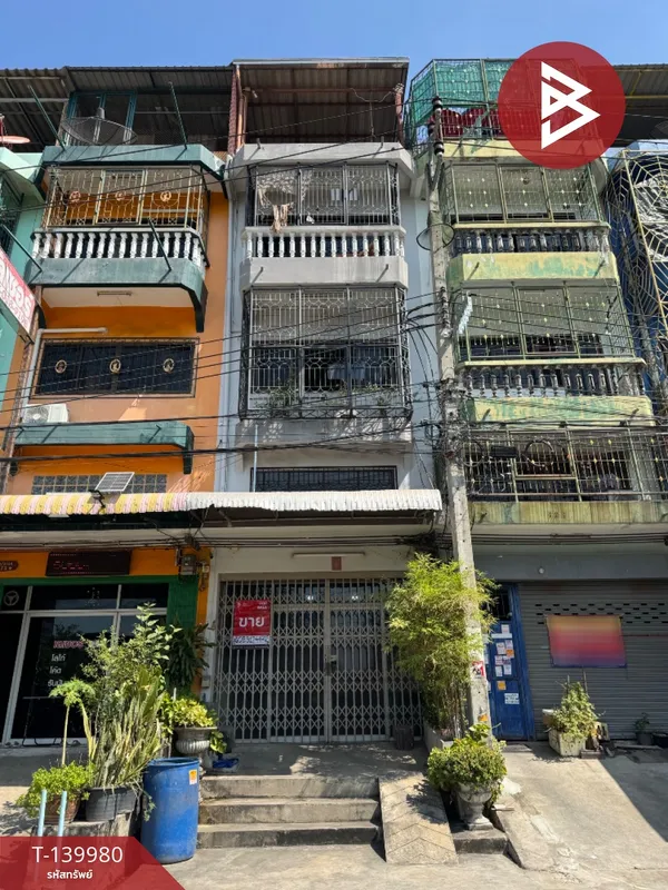 ขายอาคารพาณิชย์ หมู่บ้านดีเค บางบอน กรุงเทพฯ ต่อเติมครบพร้อมอยู่