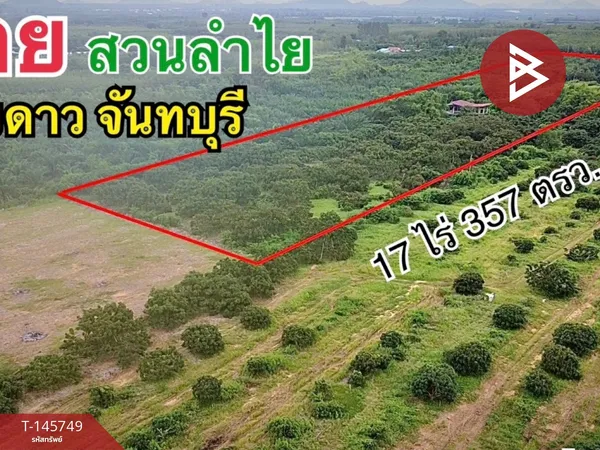 ขายที่ดิน เนื้อที่ 17 ไร่ 3 งาน 57 ตร.วา สอยดาว จันทบุรี